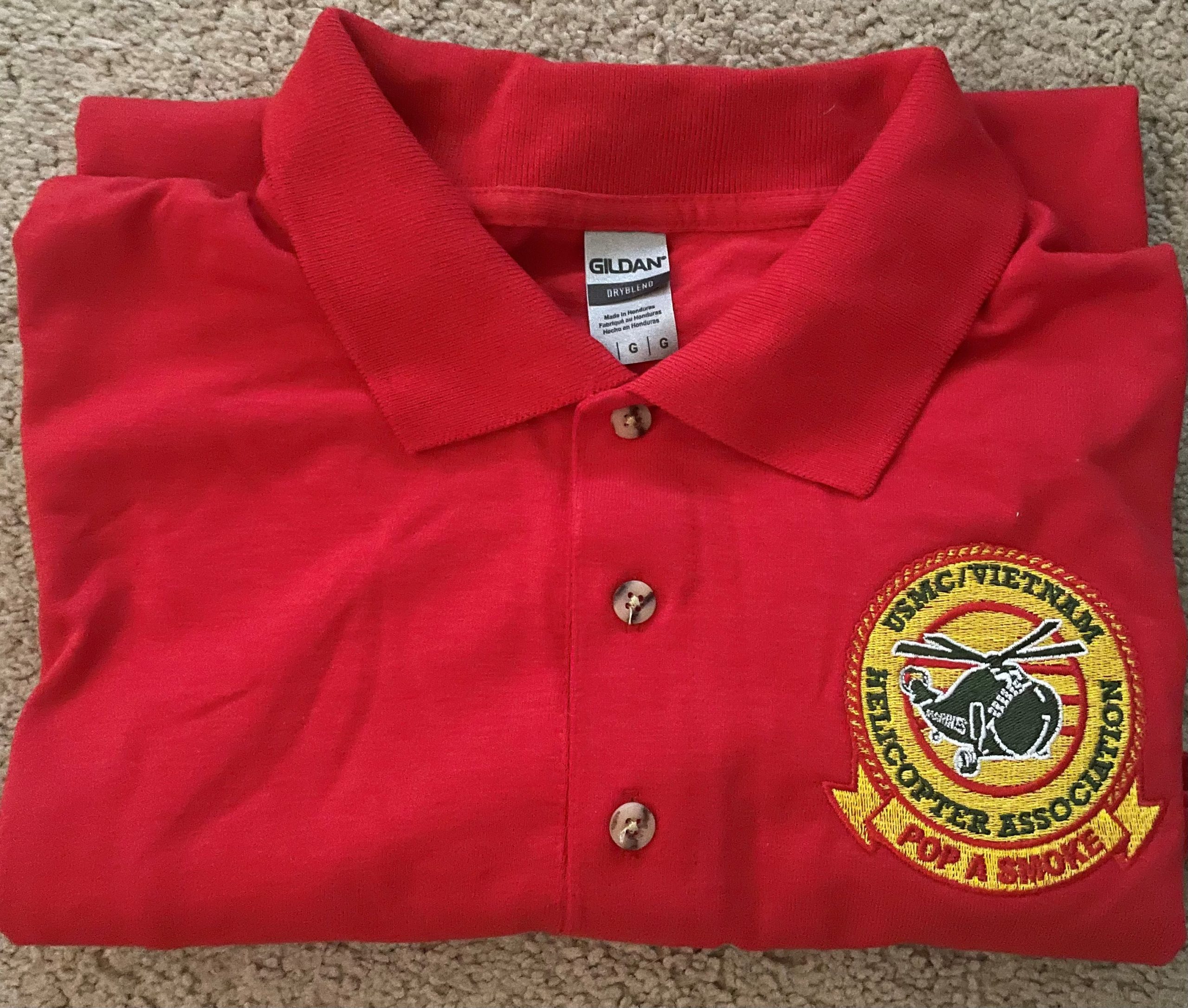 USMC/VIETNAM Helicopter Association – Polo Shirt – Luckys Cash Sales
